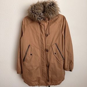 Zara outerwear parka coat